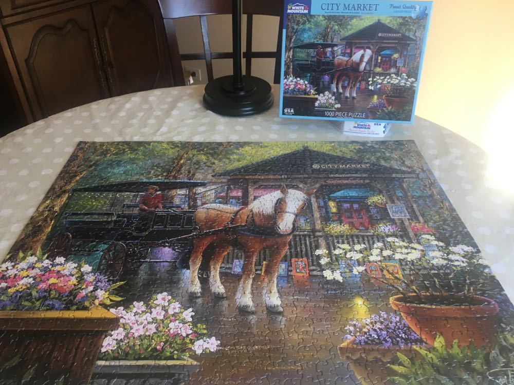 City Market - White Mountain Puzzles puzzle collectible - Main Image 3