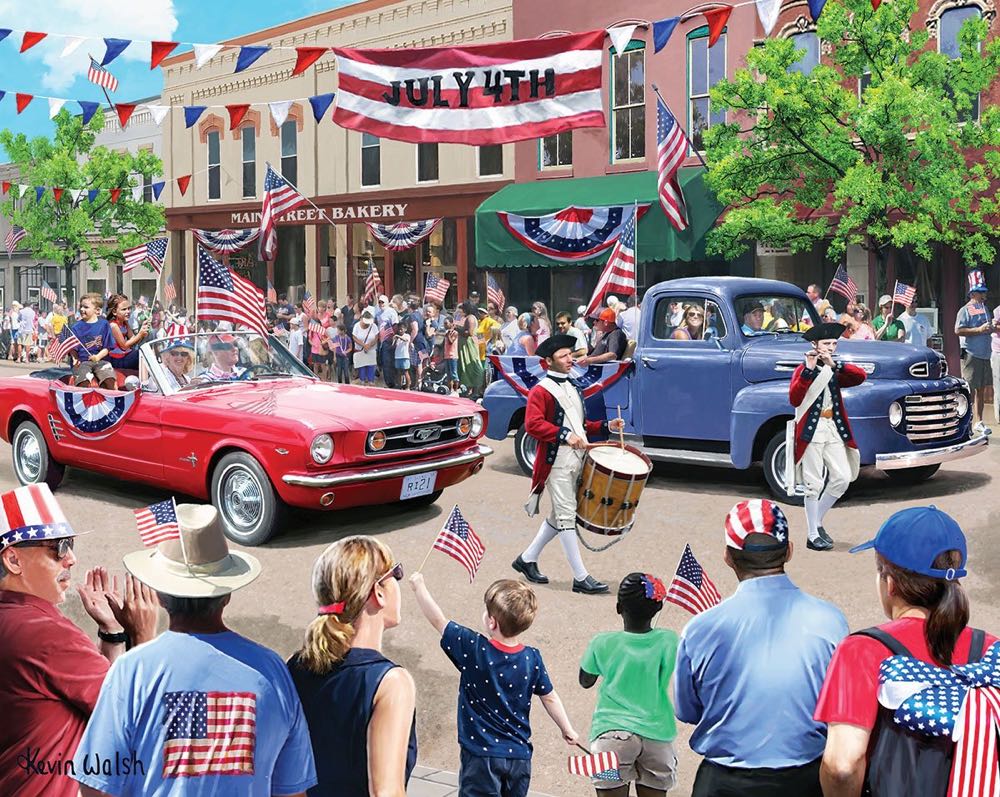 4th Of July Parade - White Mountain Puzzles puzzle collectible - Main Image 2