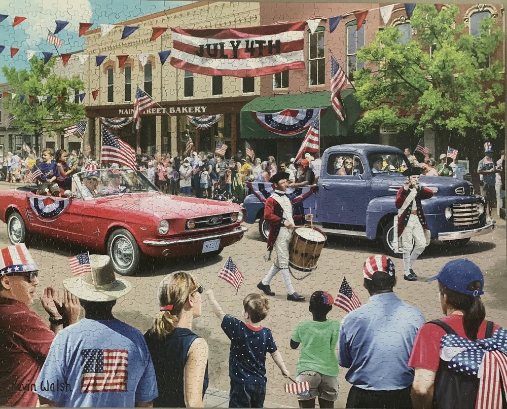 4th Of July Parade - White Mountain Puzzles puzzle collectible - Main Image 3