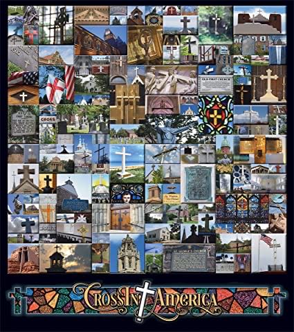 CrossIn America- SOLD - White Mountain Puzzles puzzle collectible - Main Image 2