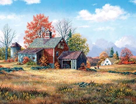 Afternoon Walk - White Mountain Puzzles puzzle collectible - Main Image 2