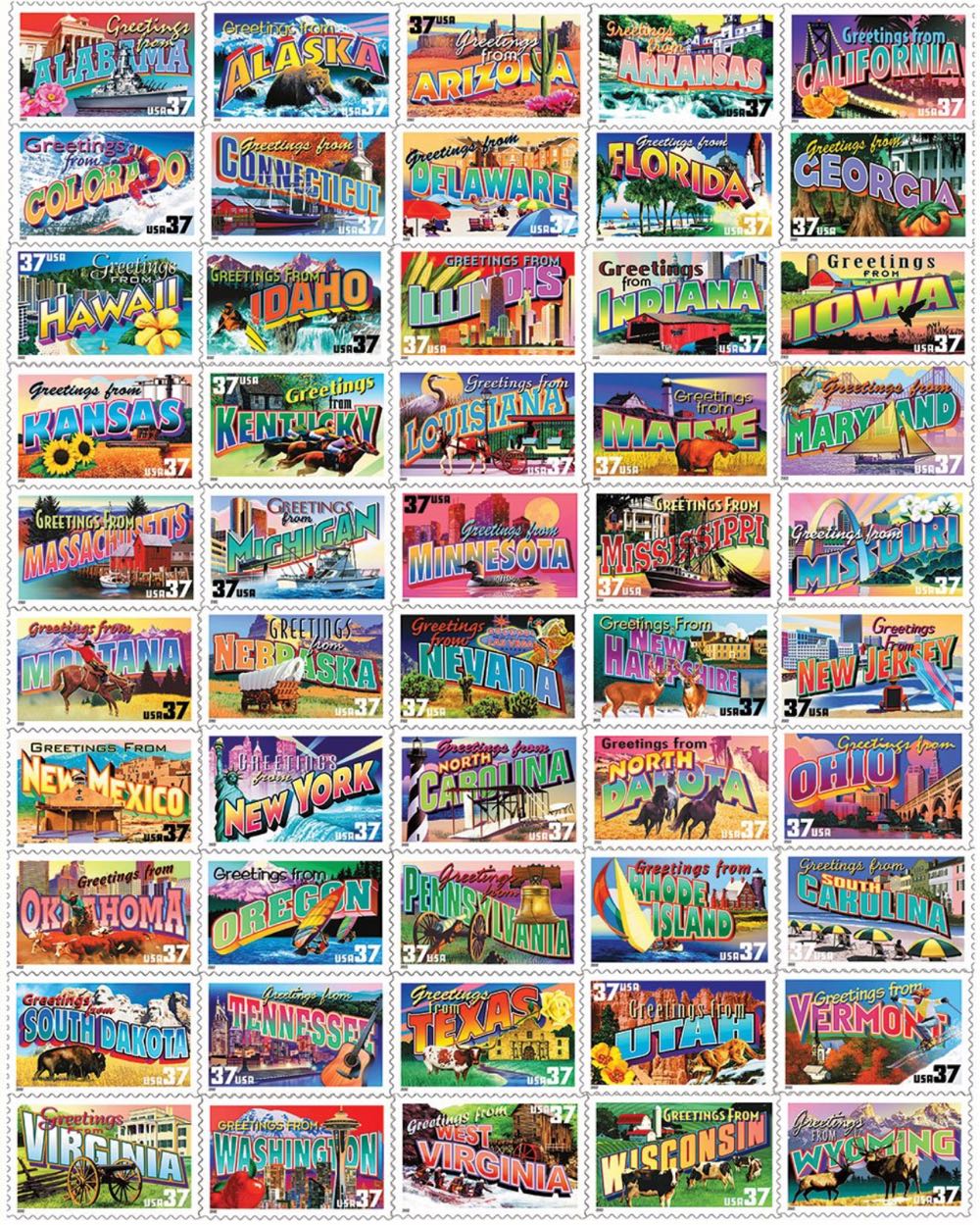 Greetings from... 🔵 - White Mountain puzzle collectible - Main Image 2