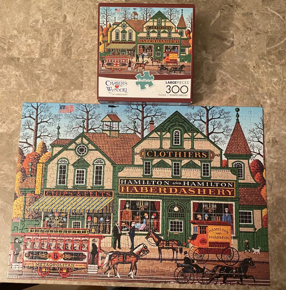 The Haberdashery - Buffalo Games puzzle collectible [Barcode 079346026340] - Main Image 2