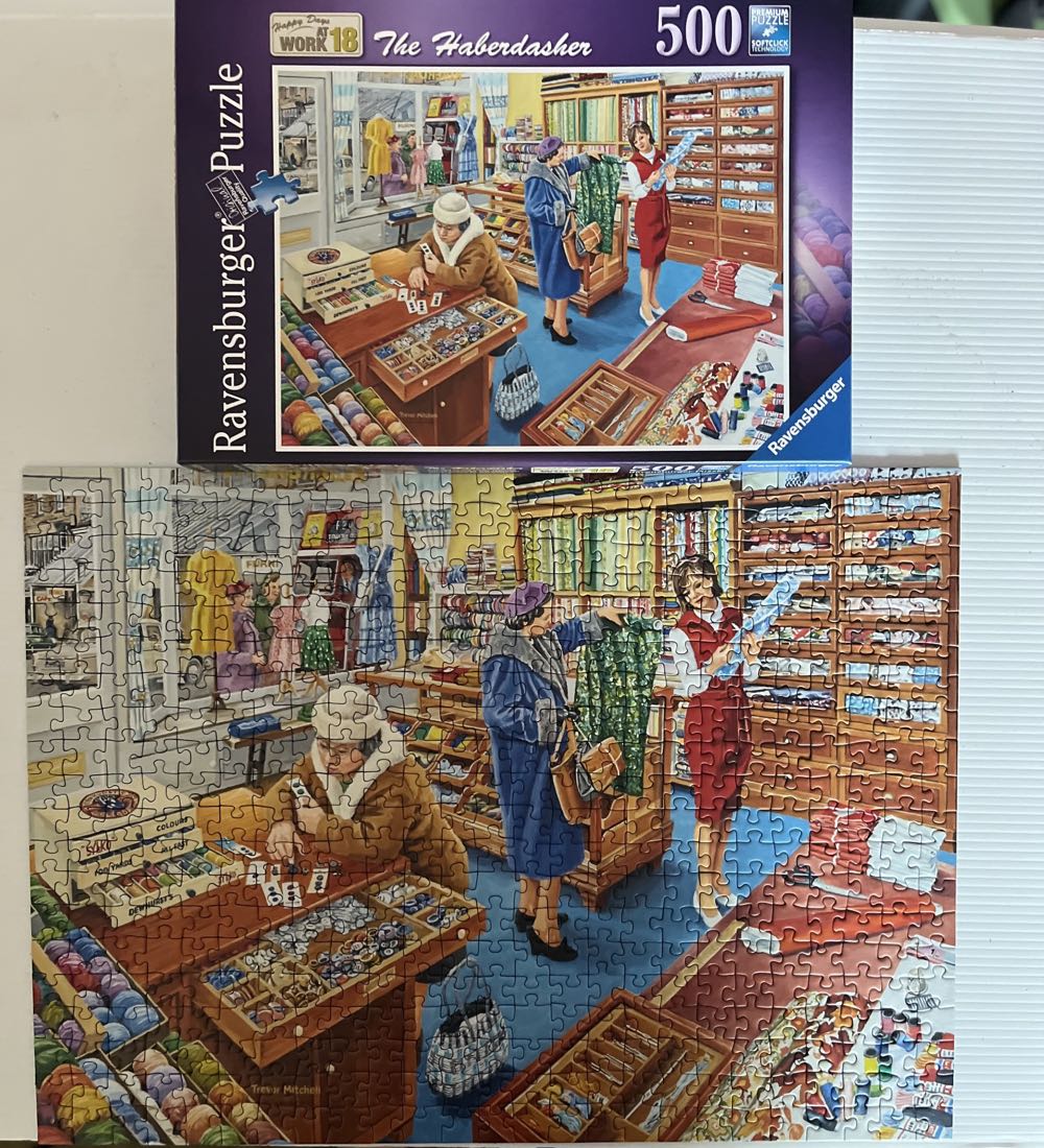 The Haberdashery - Buffalo Games puzzle collectible [Barcode 079346026340] - Main Image 3