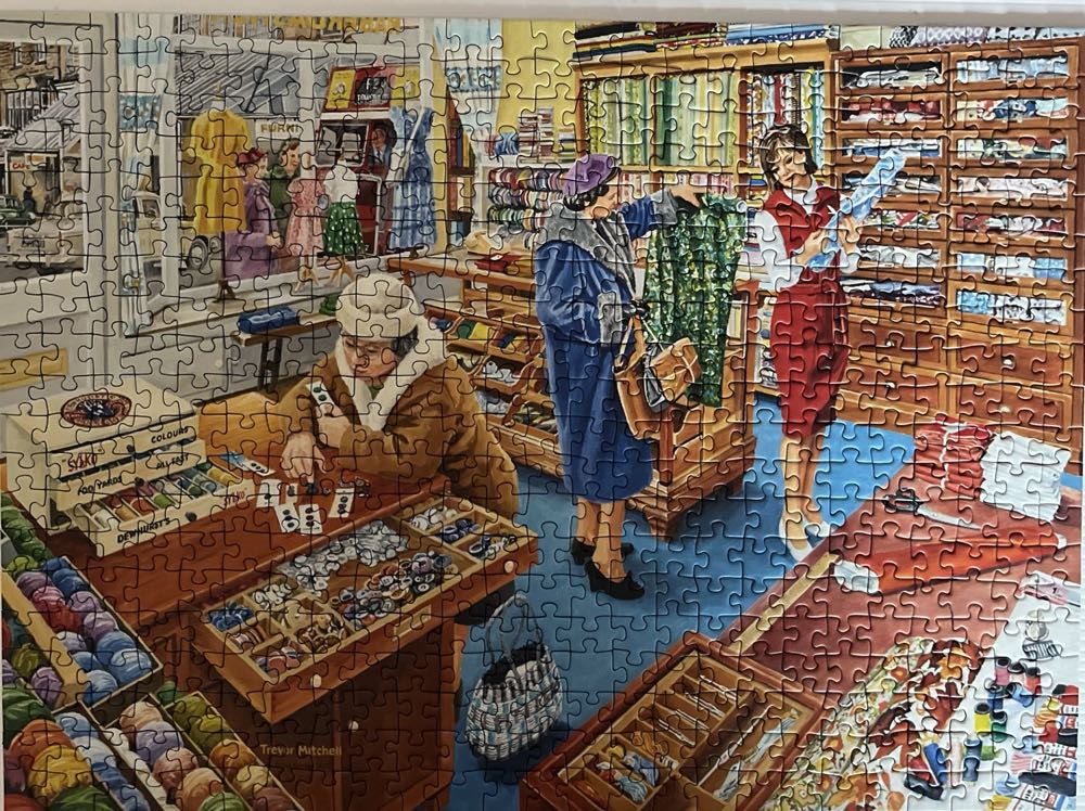 The Haberdashery - Buffalo Games puzzle collectible [Barcode 079346026340] - Main Image 4