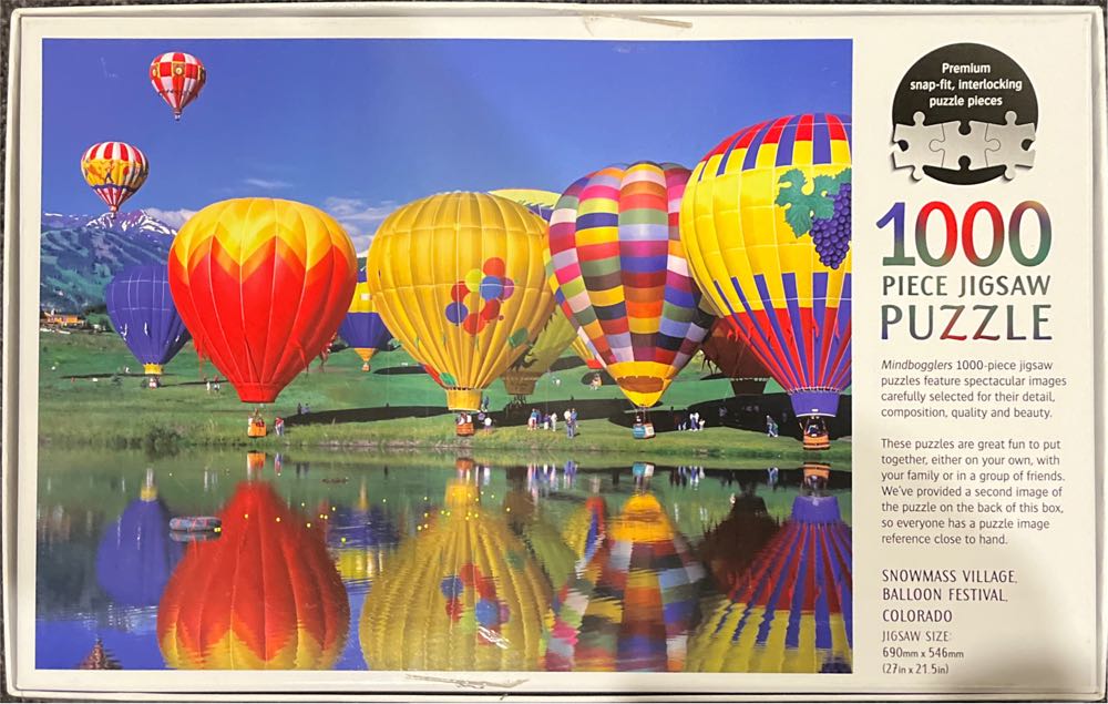 Villlage Balloon Festival - Colorado - Hinkler puzzle collectible [Barcode 9781743678428] - Main Image 2