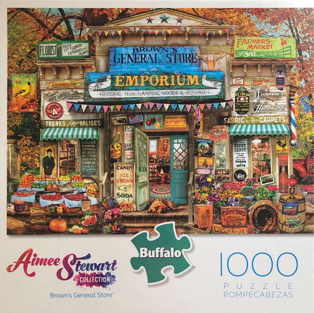 Brown’s General Store - Buffalo Games 🇺🇸 puzzle collectible [Barcode 079346117468] - Main Image 2