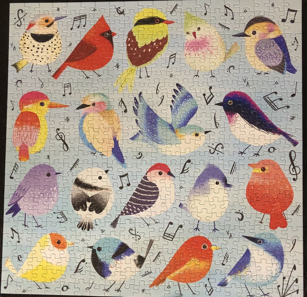 Songbirds - Sold - Mudpuppy (Galison) puzzle collectible [Barcode 9780735357655] - Main Image 3