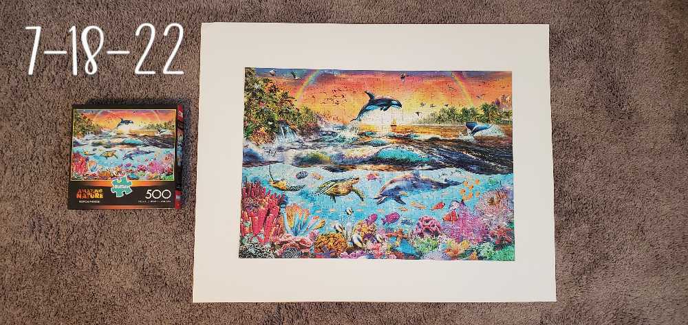 Tropical Paradise - Buffalo Games puzzle collectible [Barcode 079346037711] - Main Image 3