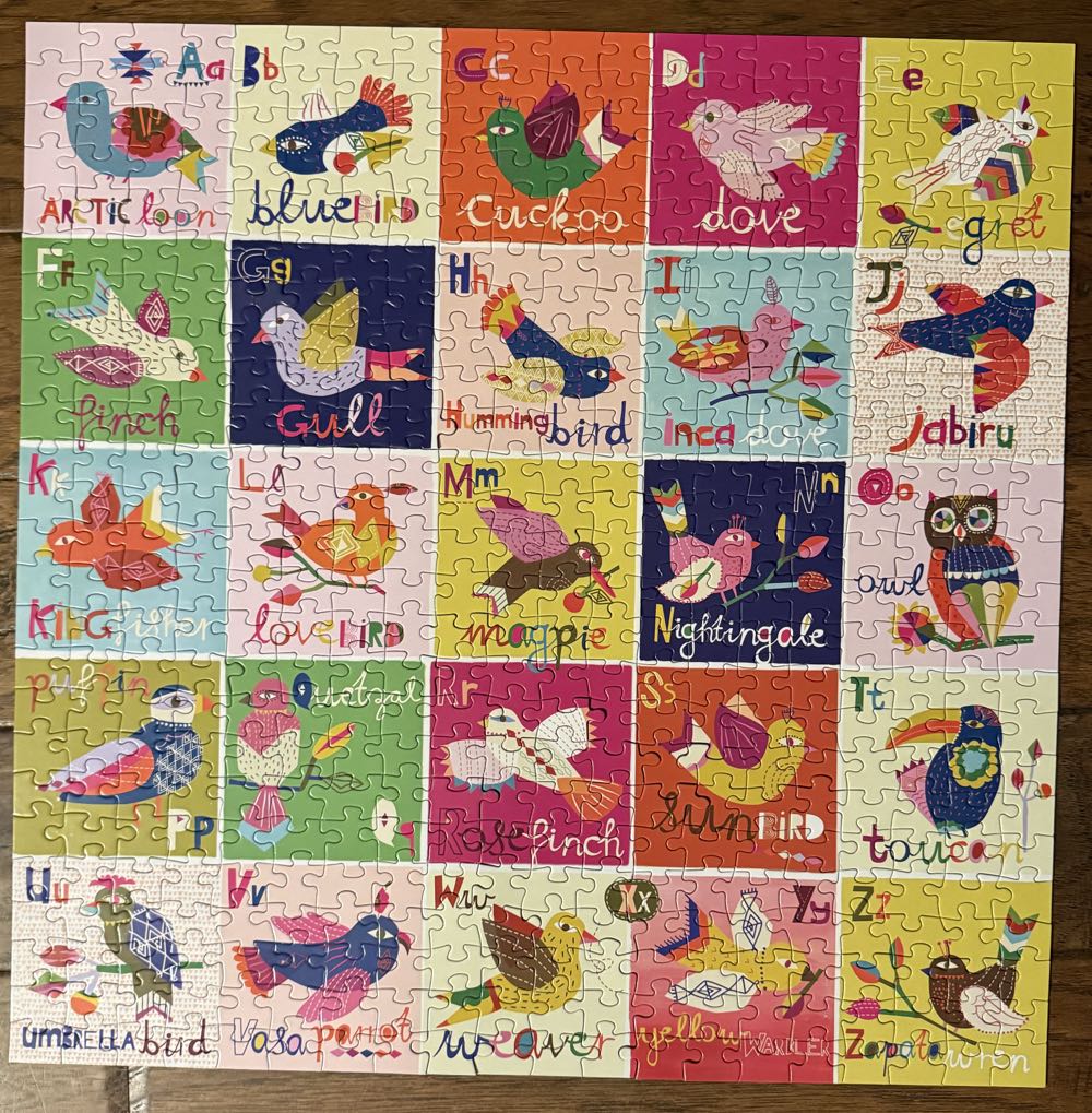 Birds A-Z - Mudpuppy puzzle collectible [Barcode 9780735353220] - Main Image 3