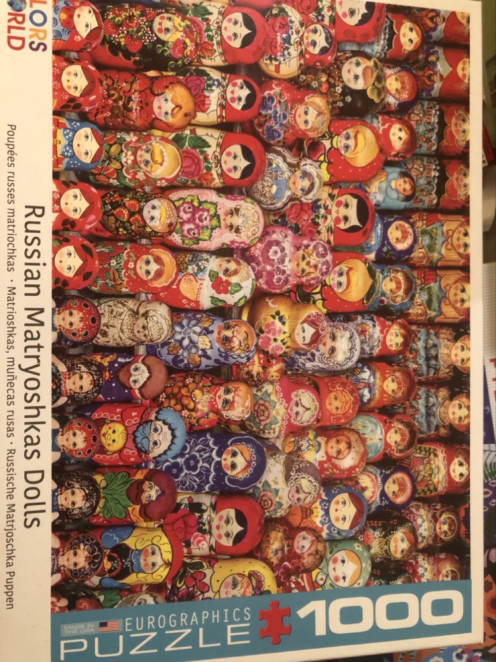 Russian Matryoshkas Dolls - Eurographics puzzle collectible [Barcode 628136654203] - Main Image 2