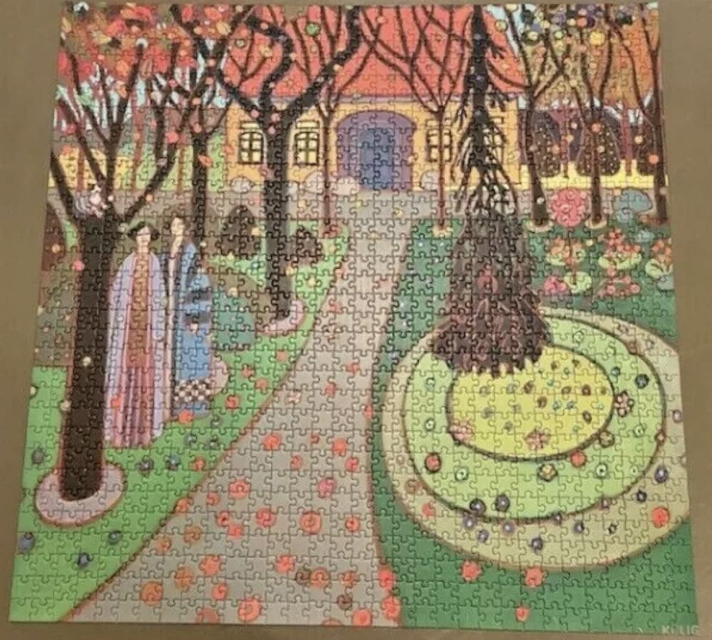 Gustav’s Cat - Pomegranate puzzle collectible [Barcode 9780764984488] - Main Image 2