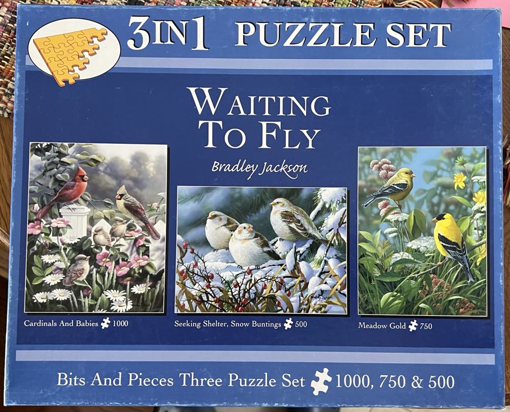 Cardinals And Babies - Bits And Pieces puzzle collectible [Barcode 192949020246] - Main Image 2