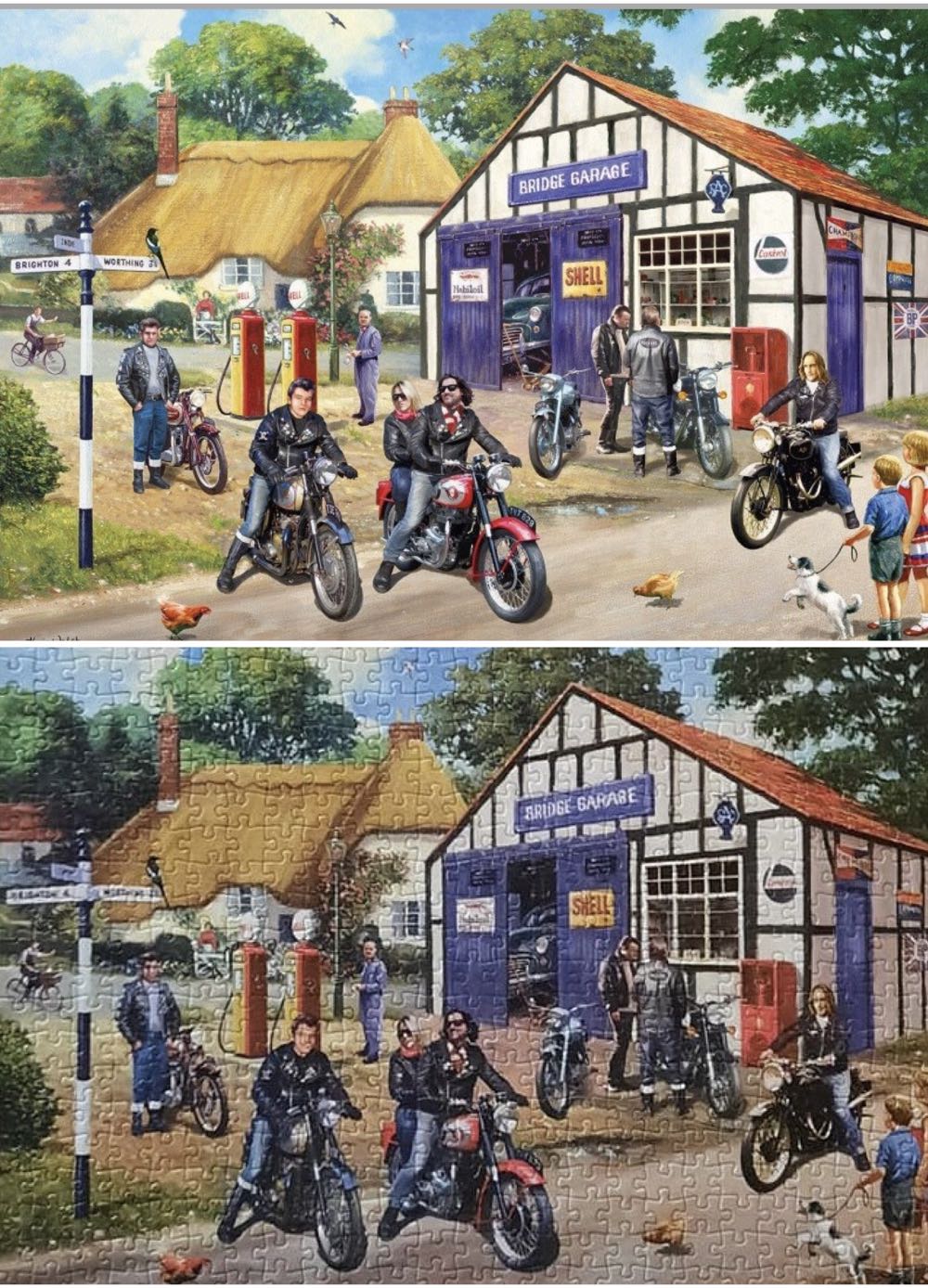 Mods & Rockers - Gibsons puzzle collectible [Barcode 5012269050363] - Main Image 3