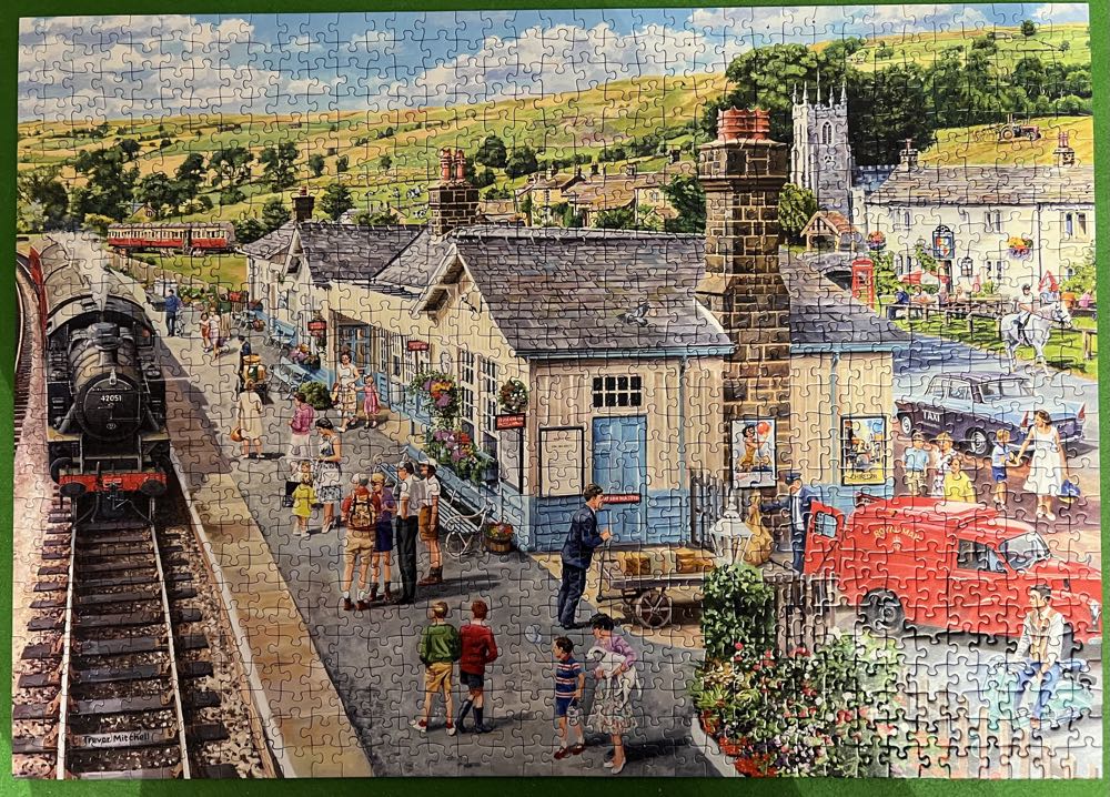 The Country Station - Ravensbuger puzzle collectible [Barcode 4005556191567] - Main Image 2