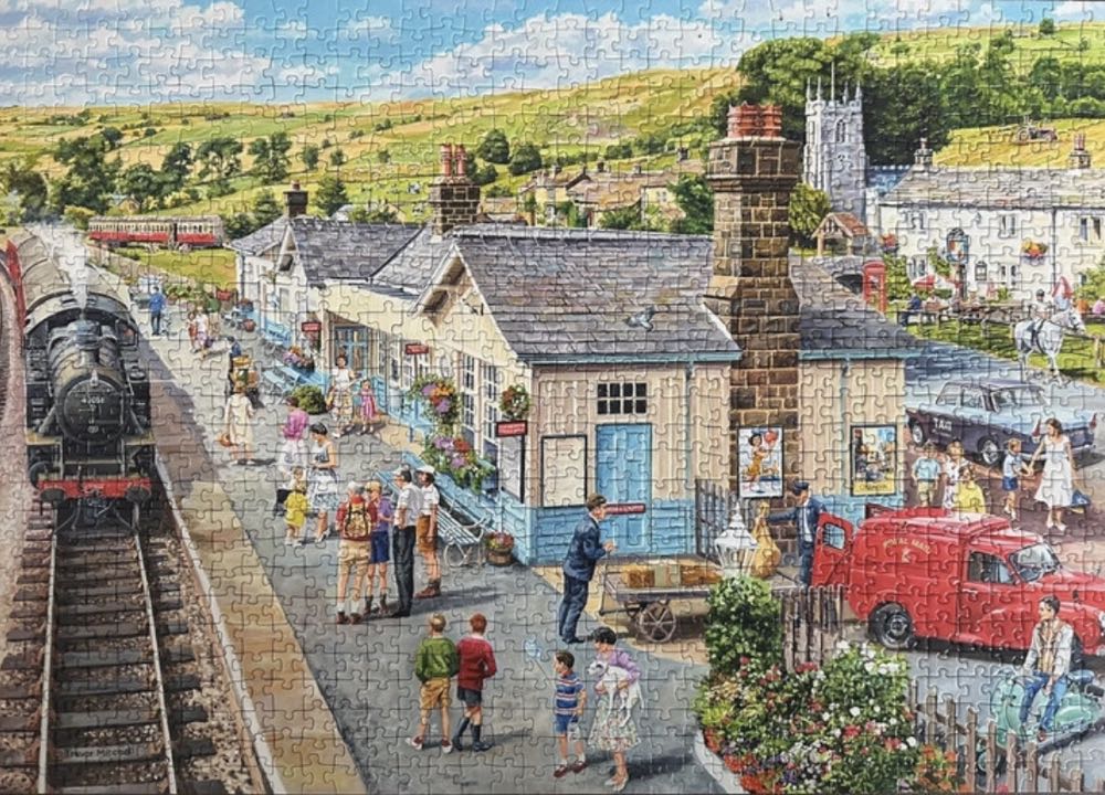 The Country Station - Ravensbuger puzzle collectible [Barcode 4005556191567] - Main Image 3