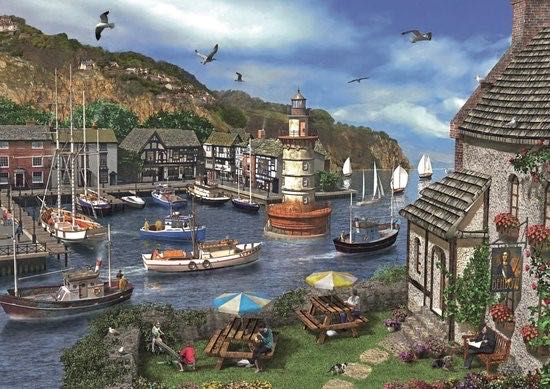 Summertime Harbour - Falcon puzzle collectible [Barcode 8710126110522] - Main Image 2