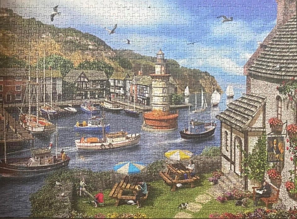 Summertime Harbour - Falcon puzzle collectible [Barcode 8710126110522] - Main Image 3