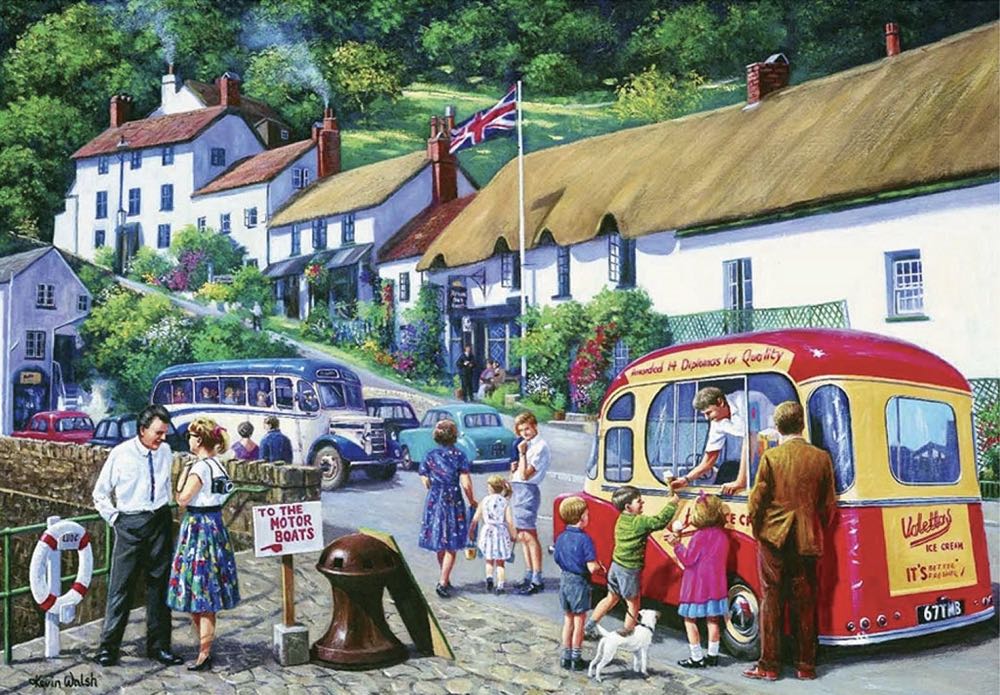 Happy Days, Lynmouth - Ravensburger puzzle collectible [Barcode 4005556157358] - Main Image 2