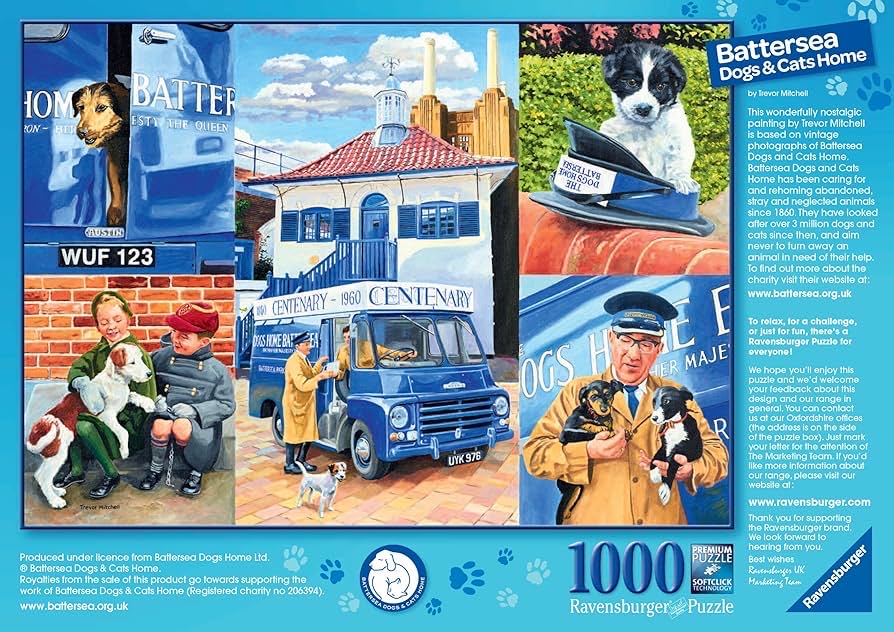 Battersea Dogs & Cats Home (CollItem) - Ravensburger puzzle collectible [Barcode 4005556193103] - Main Image 4
