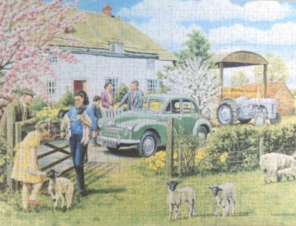 Spring Lambs - Falcon de luxe puzzle collectible [Barcode 8710126110720] - Main Image 3