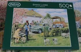 Spring Lambs - Falcon de luxe puzzle collectible [Barcode 8710126110720] - Main Image 4