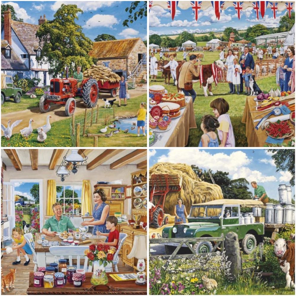 The Farmers Round - Gibsons puzzle collectible [Barcode 5012269050554] - Main Image 2