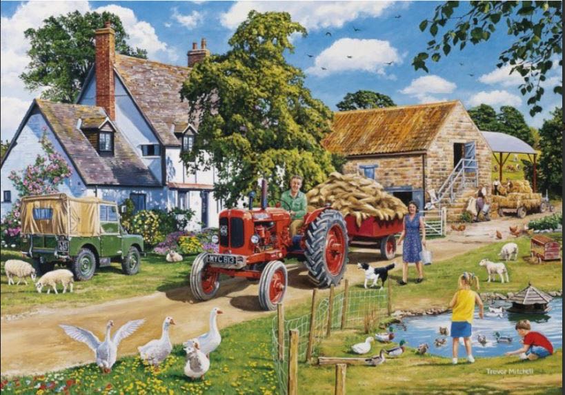 The Farmers Round - Gibsons puzzle collectible [Barcode 5012269050554] - Main Image 4