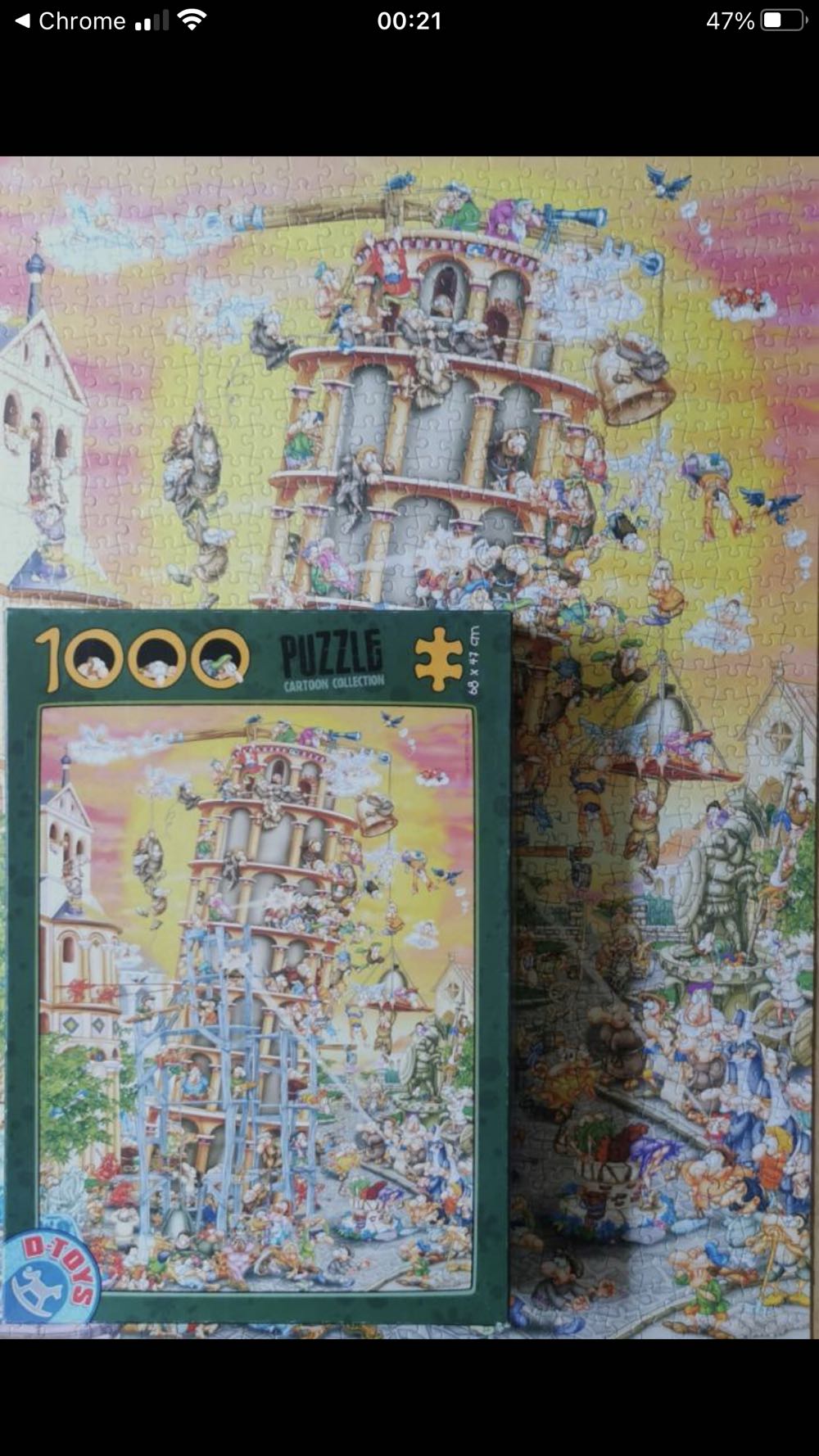 Toren van Pisa📍 - D-TOYS puzzle collectible [Barcode 5947502861218] - Main Image 4