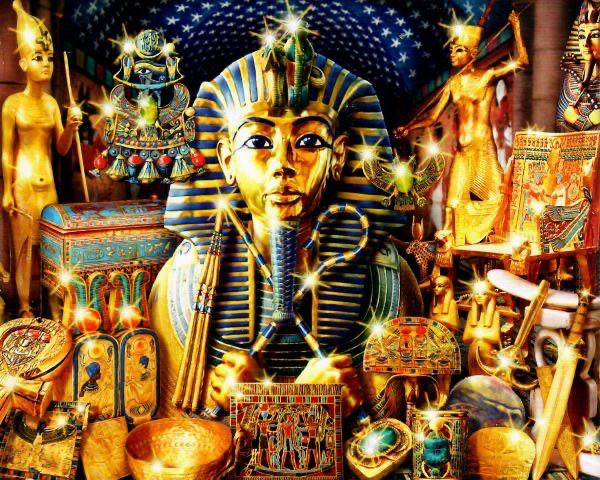 zz#_Treasures of Egypt - Milton Bradley puzzle collectible [Barcode 778988300572] - Main Image 2