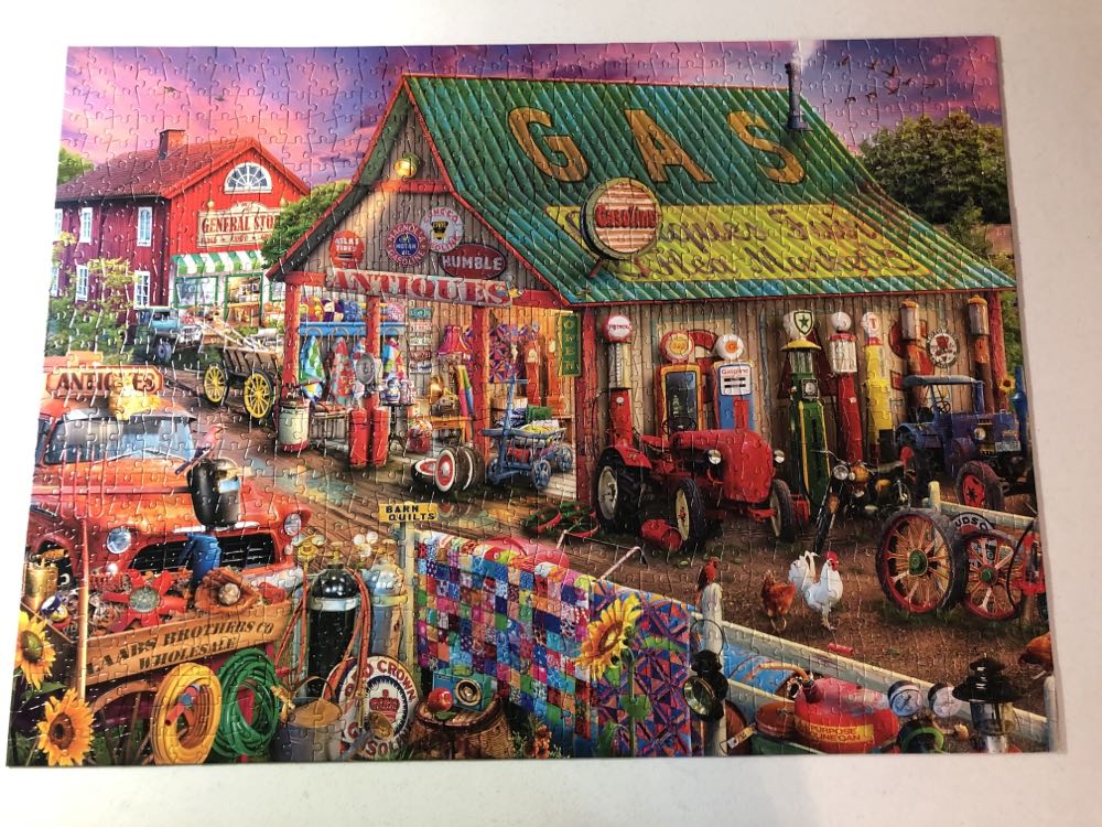 Antique Market - Country Life - Buffalo puzzle collectible [Barcode 079346119257] - Main Image 2