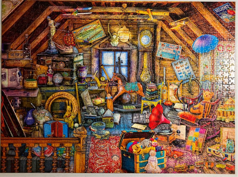 Grandma’s Attic - Buffalo puzzle collectible [Barcode 079346127023] - Main Image 4