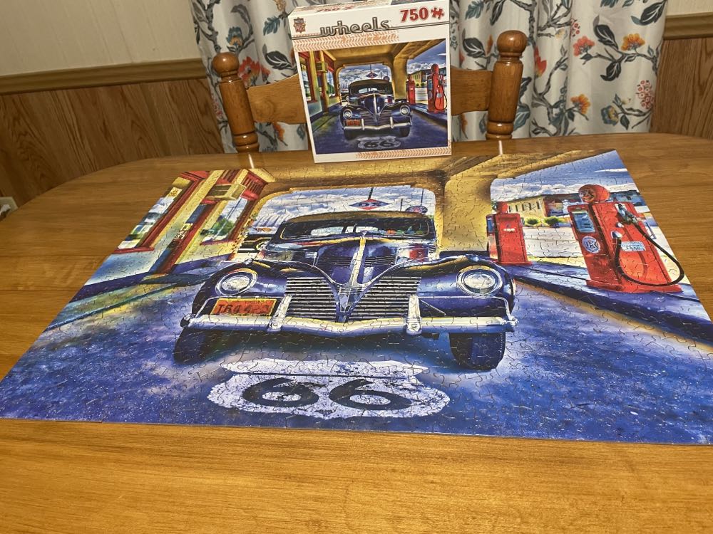 Kicks On Route 66 750 Piece - Master Pieces puzzle collectible [Barcode 705988316913] - Main Image 2