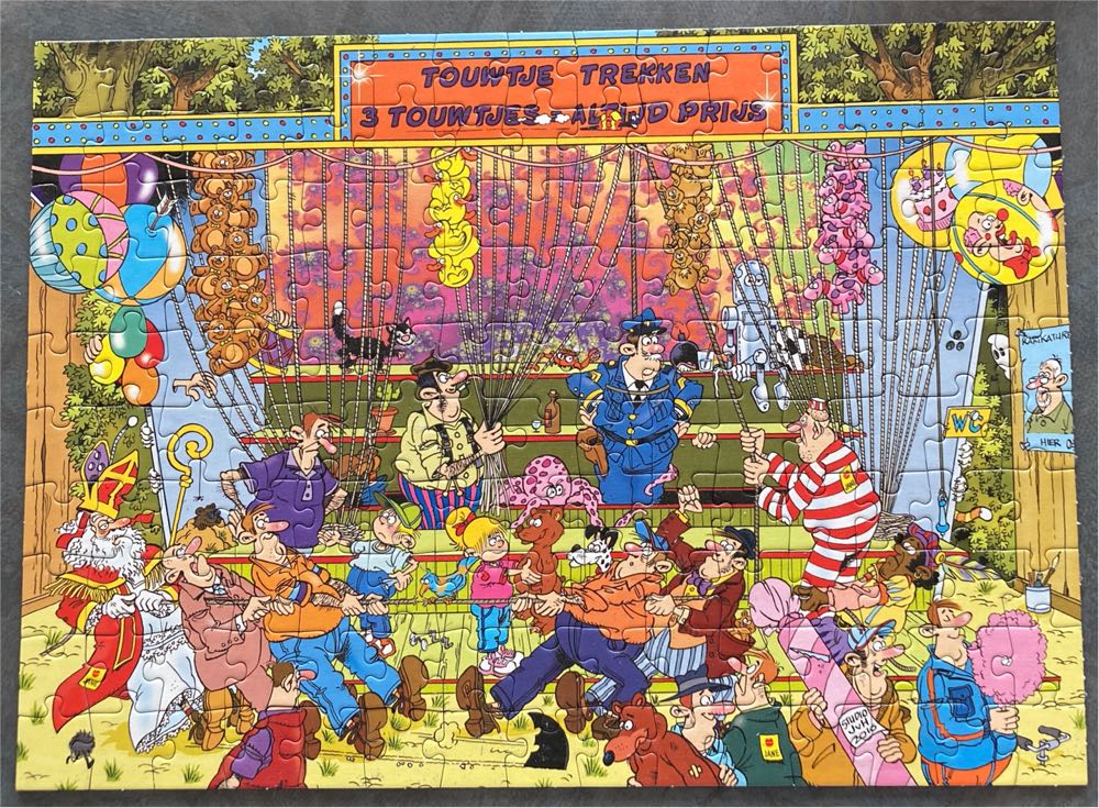 The Fair. Pulling Ropes - Jumbo puzzle collectible [Barcode 8710126190364] - Main Image 2
