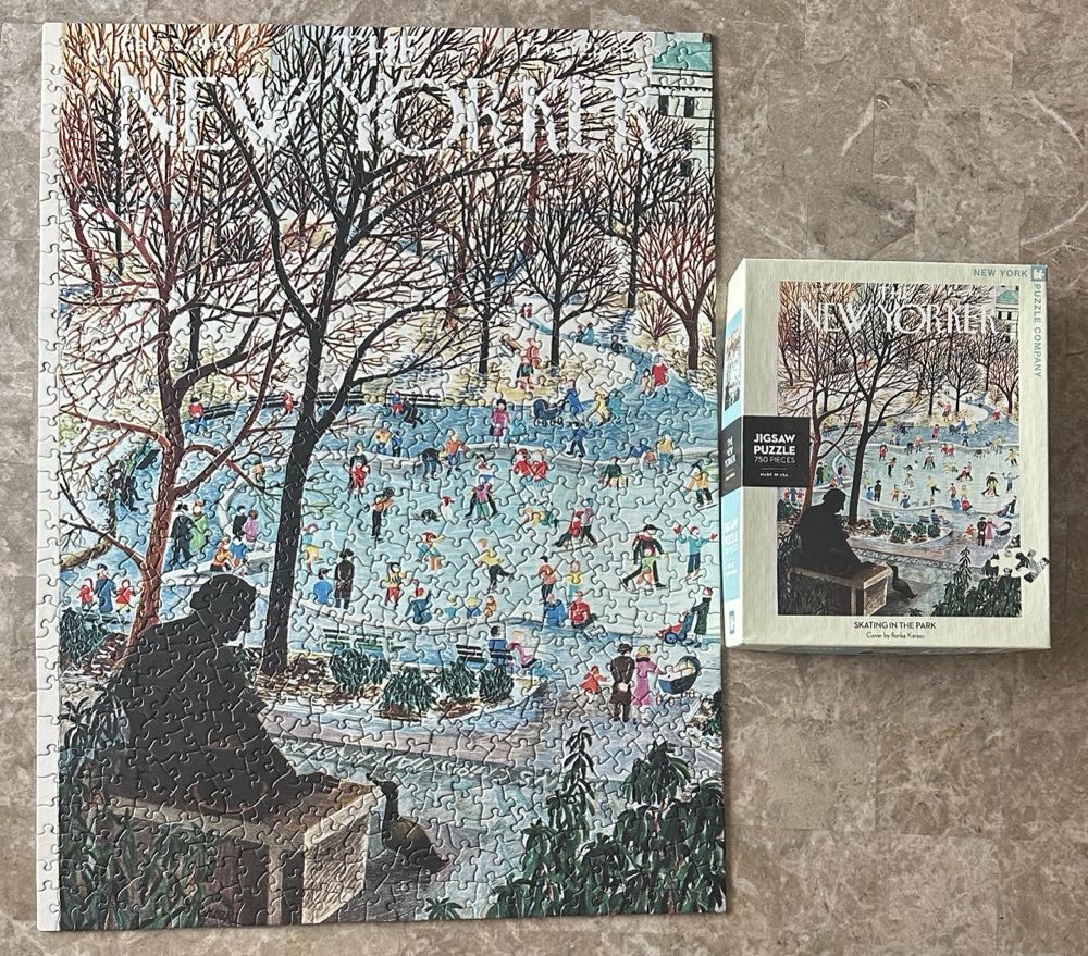 Skating in the Park - New York Puzzle Company puzzle collectible [Barcode 819844013769] - Main Image 2