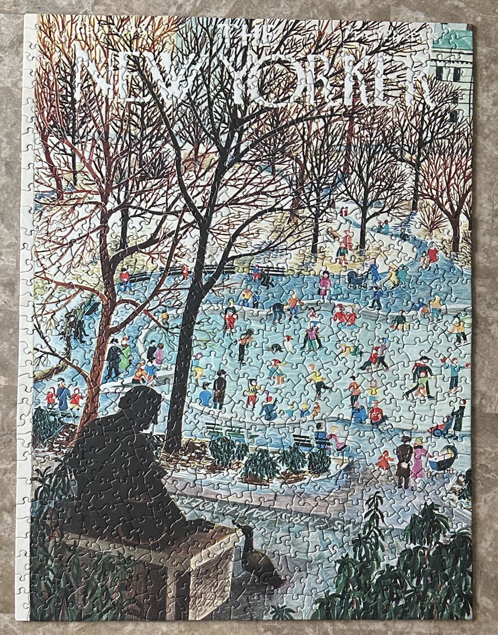 Skating in the Park - New York Puzzle Company puzzle collectible [Barcode 819844013769] - Main Image 3