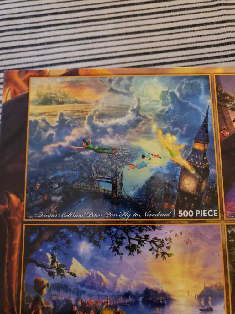 Thomas Kinkade Painter Of Light 4 Pack - Disney Parks puzzle collectible [Barcode 400007727779] - Main Image 2