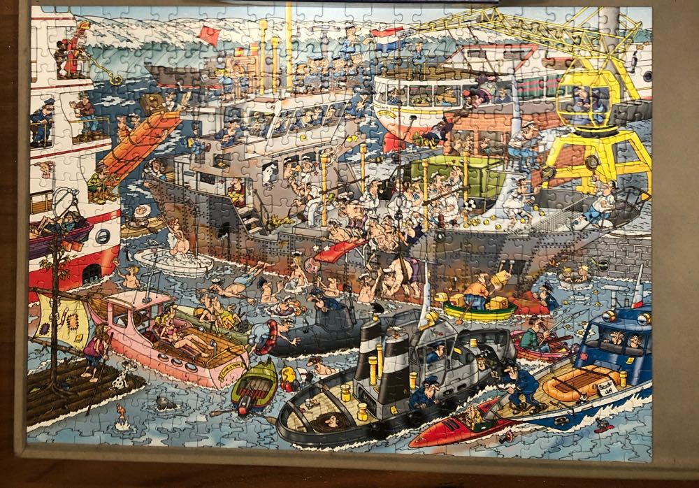 Sea Port - Jumbo puzzle collectible [Barcode 8710126190128] - Main Image 2