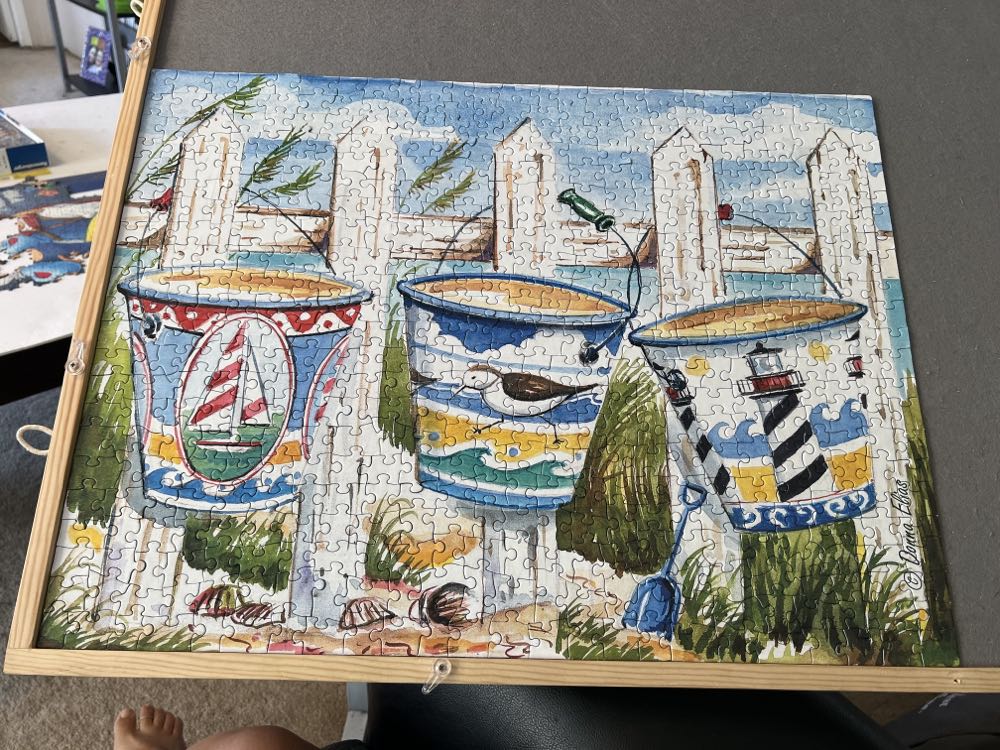 Bucket Brigade- STEPHANIE  - Heritage Puzzle Inc puzzle collectible [Barcode 654497105351] - Main Image 2