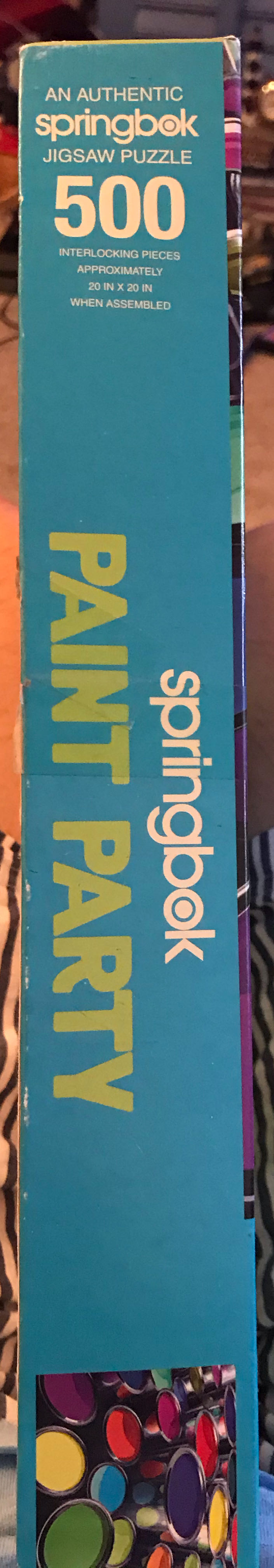 Paint Party - Springbok puzzle collectible [Barcode 091683023264] - Main Image 2