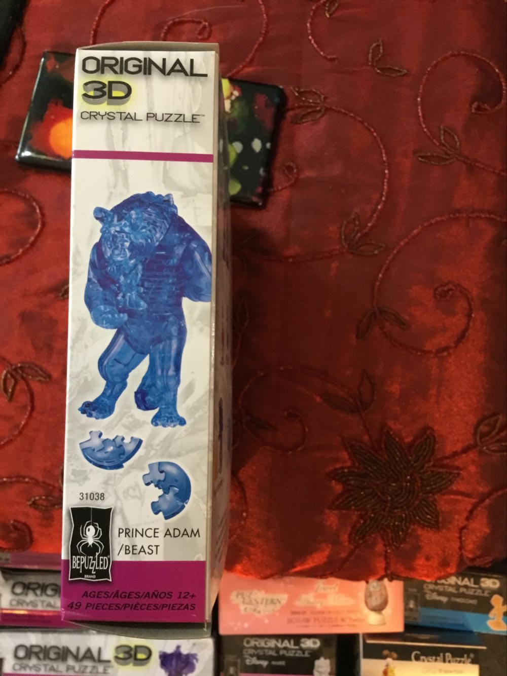 Beast 3D Crystal Puzzle Blue #2 - Bepuzzled puzzle collectible [Barcode 023332310388] - Main Image 3