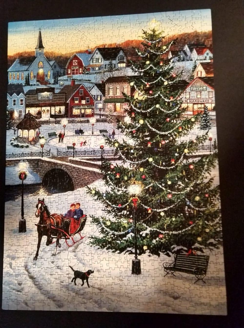 Village Tree - Cobble Hill puzzle collectible [Barcode 625012801416] - Main Image 2