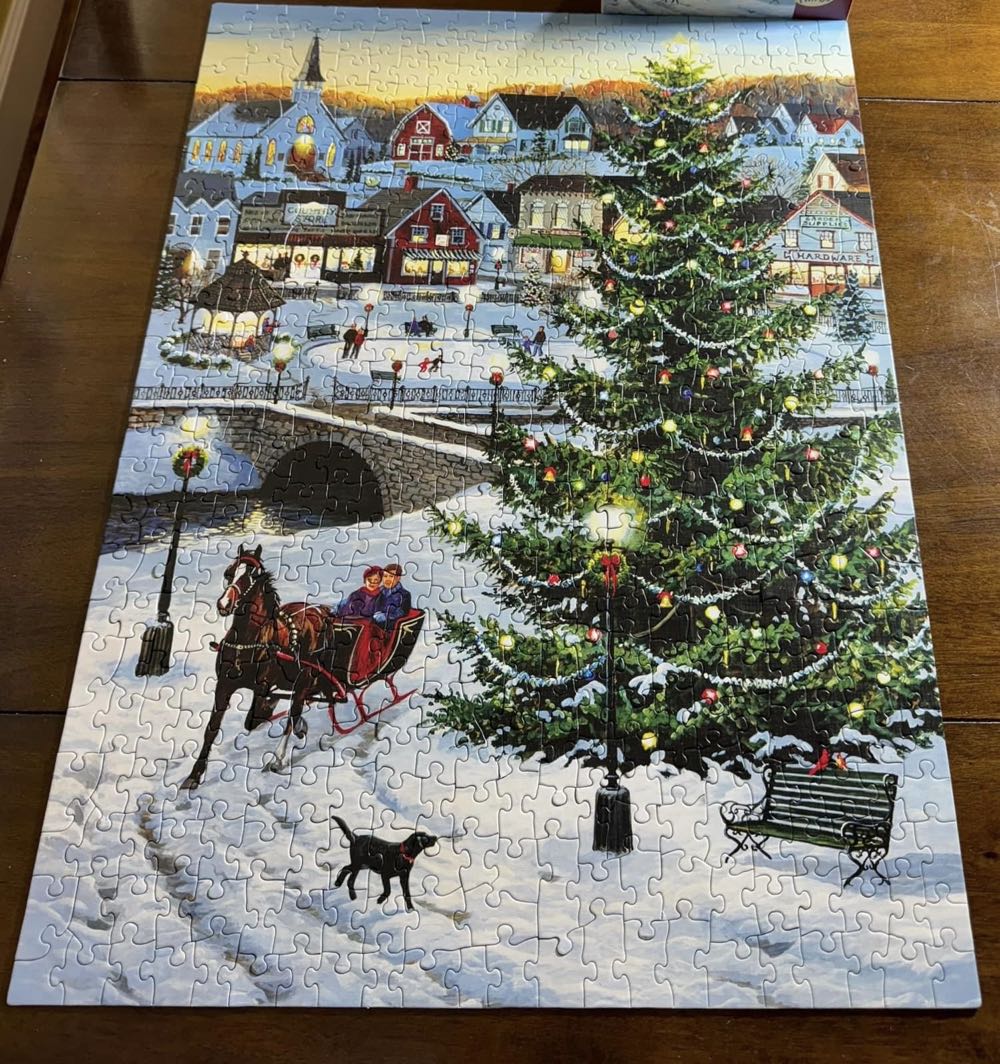Village Tree - Cobble Hill puzzle collectible [Barcode 625012801416] - Main Image 3