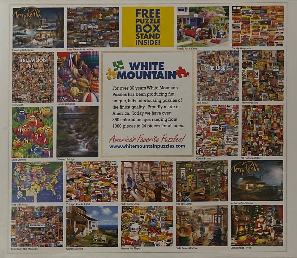 Friends In Winter #2 - White Mountain puzzle collectible [Barcode 724819250837] - Main Image 2