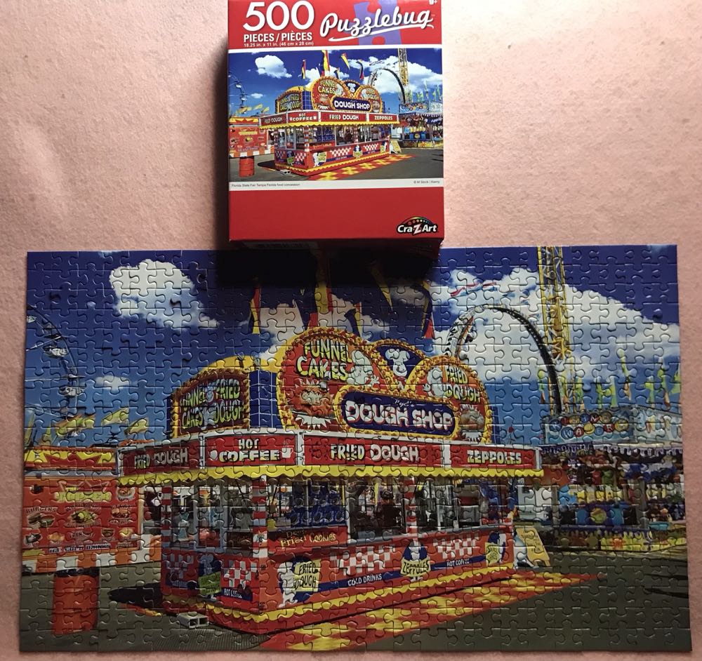 Florida state Fair Tampa Florida Food Concession - Cra-Z-Art puzzle collectible [Barcode 639277067227] - Main Image 2