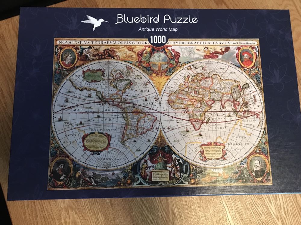 Antique Word map - Bluebird Puzzle puzzle collectible [Barcode 3663384702464] - Main Image 1