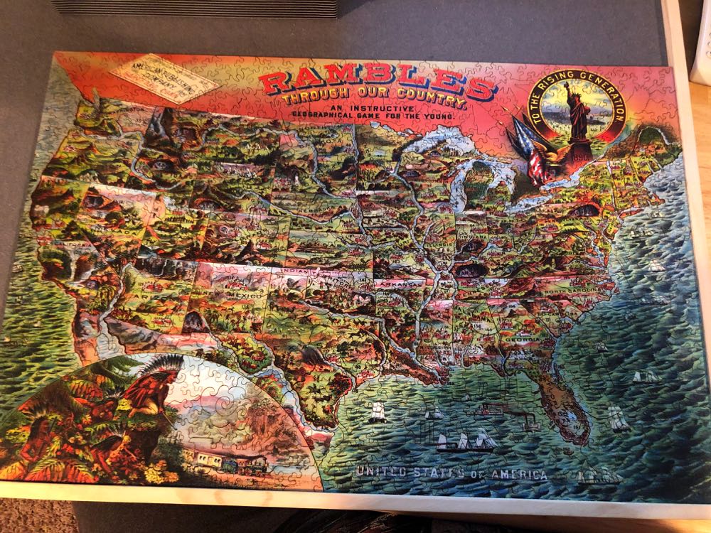 Rambles through Our Country - Liberty puzzles puzzle collectible - Main Image 2