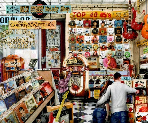 The Melody Shop - Springbok puzzle collectible [Barcode 091683107636] - Main Image 2