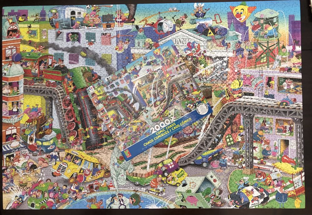 Comic Chaos - Ceaco puzzle collectible [Barcode 021081350280] - Main Image 2