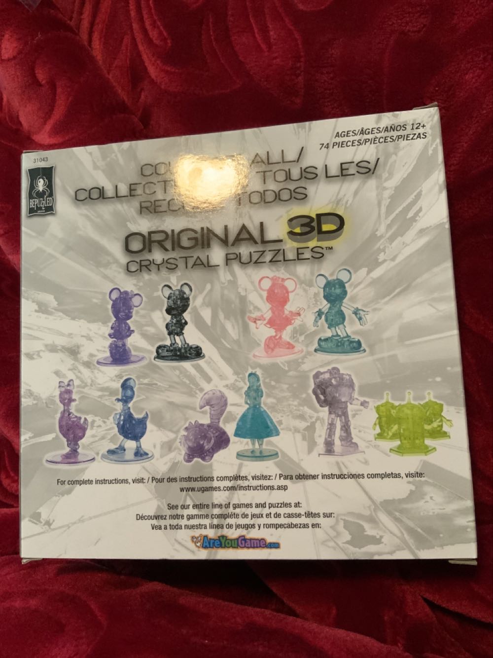 Alice & Cheshire Cat - Original 3D Crystal Puzzle puzzle collectible [Barcode 023332310432] - Main Image 2